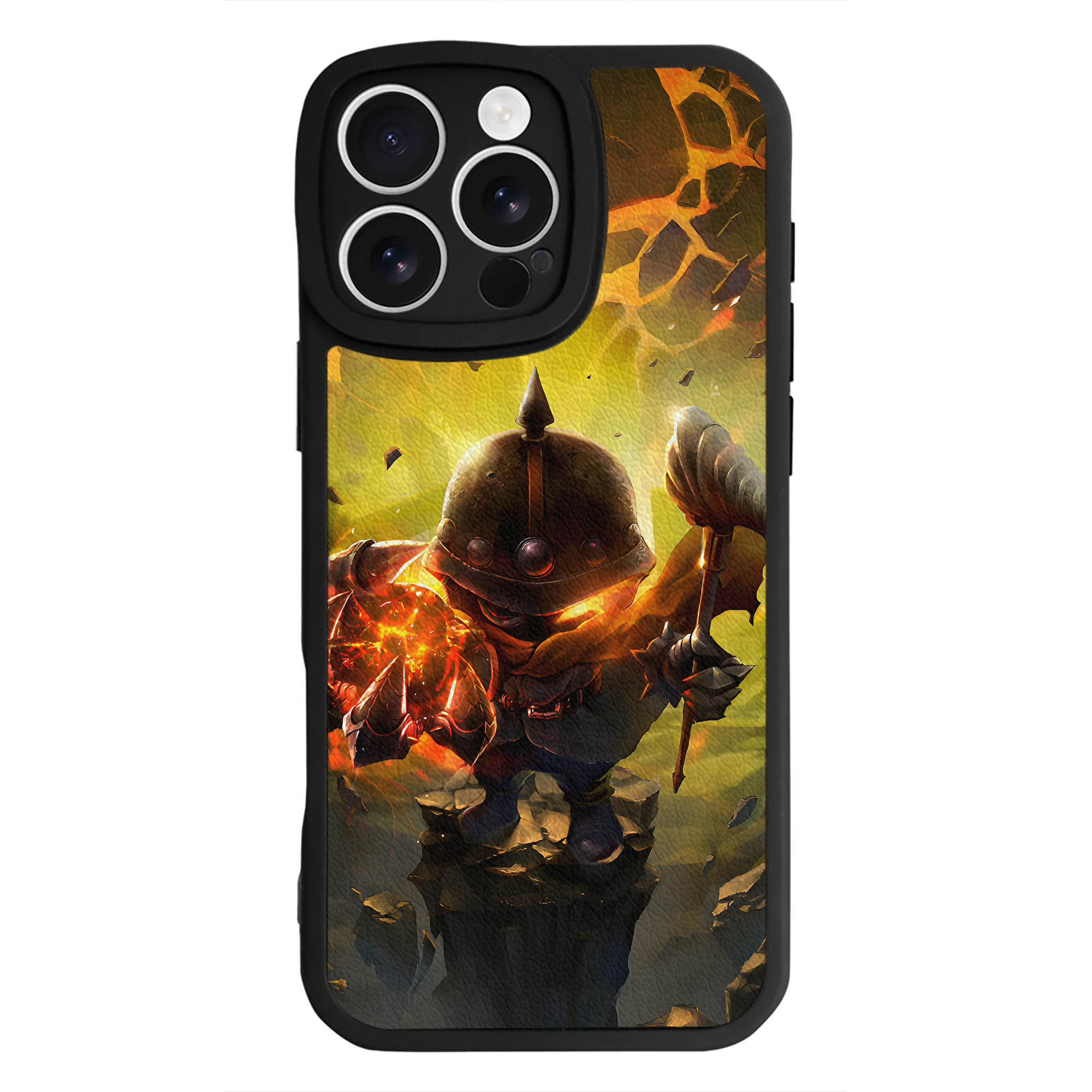 （画像用） リーグ・オブ・レジェンド League of Legends LOL 【iPhone 16シリーズ対応】シリコンスマホケース（レザー調） 材質：シリコン